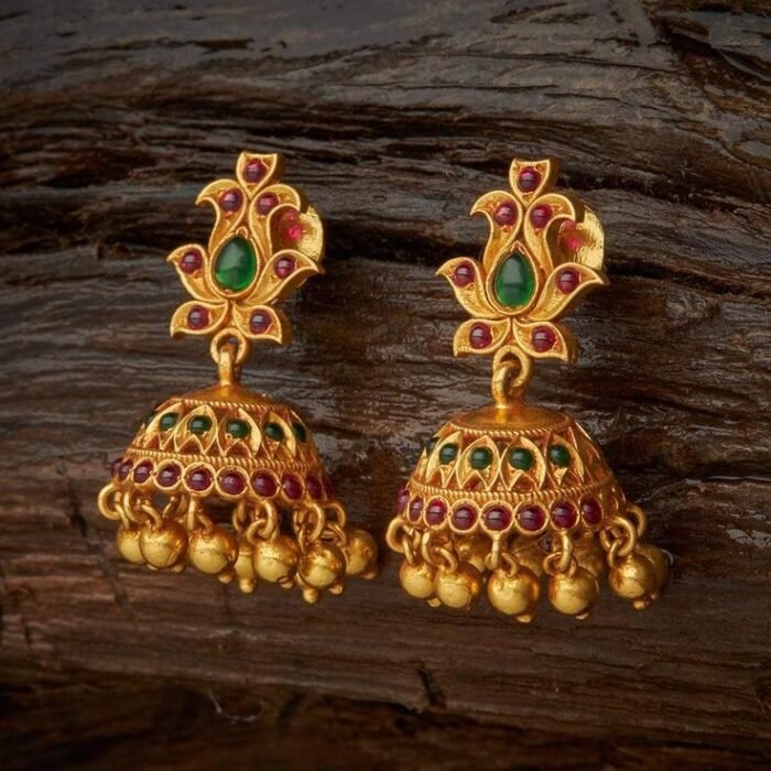 Kemp Stone Jhumkas