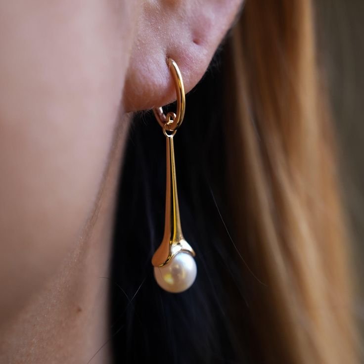 Ophidia Long - 2個（両耳） _ K24 Gold Plated