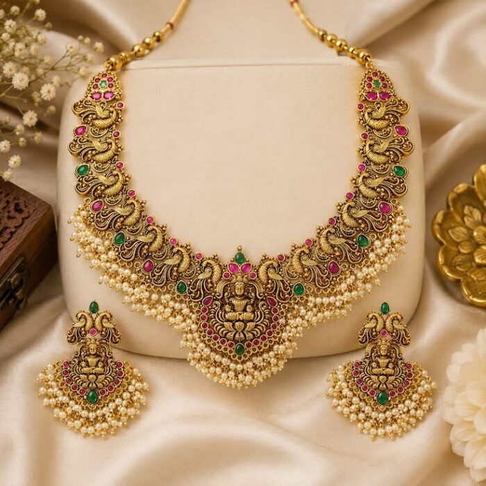 Temple Lakshmi Necklace