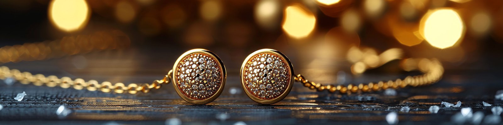 gold-simple-necklaces-with-pair-earrings